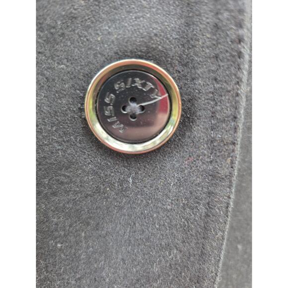Miss Sixty Jacket Thigh Length Size Small Black - Picture 6 of 6